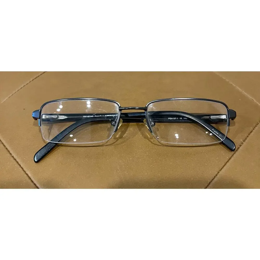Perry Ellis‎ America Men’s Metal/Plastic Frame Eyeglasses Rectangle PEA1371